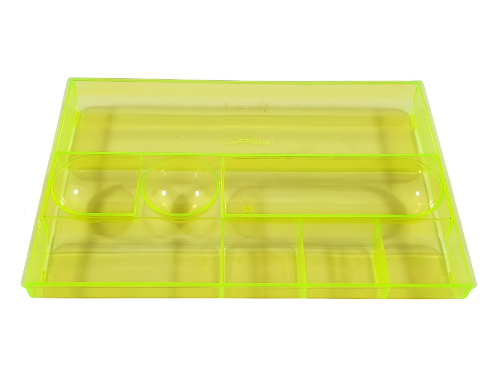 CHAROLA PLASTICO ORGANITODO AMARILLLO NEON 113A PRINTAFORM  