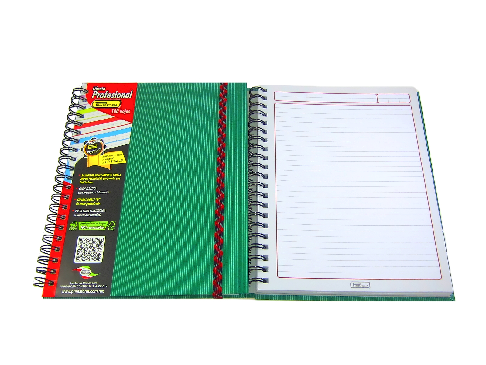 CUADERNO PROFESIONAL RAYA 100 H EJECUTIVA EJPRRY-C PRINTAFOR