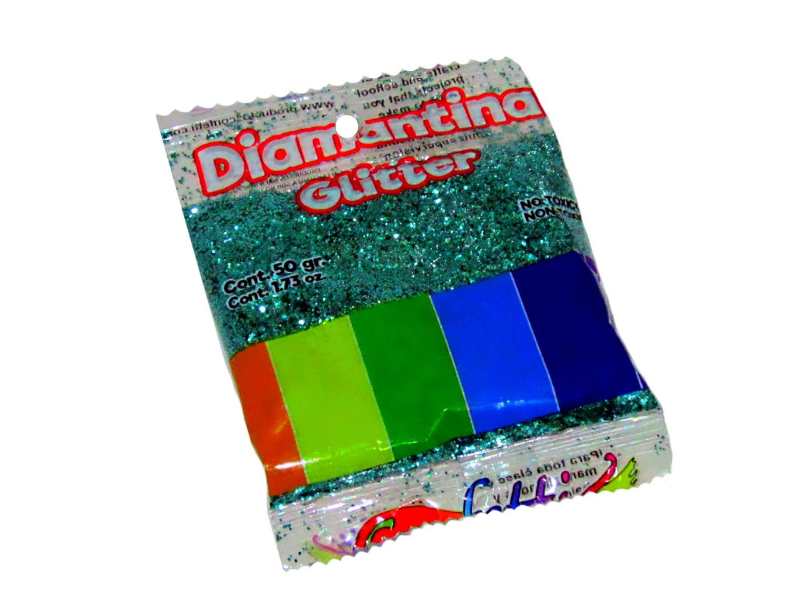 DIAMANTINA C15G-128 AZUL CIELO PAQ DE 50 GMS                