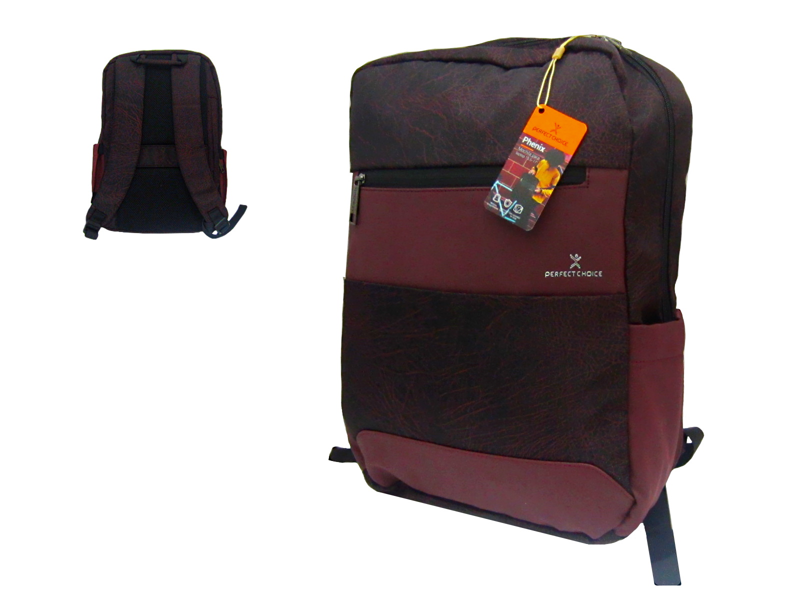 MOCHILA PHENIX 15.6/17 P/LAP TINTO PERFECT CHOICE PC-084174 