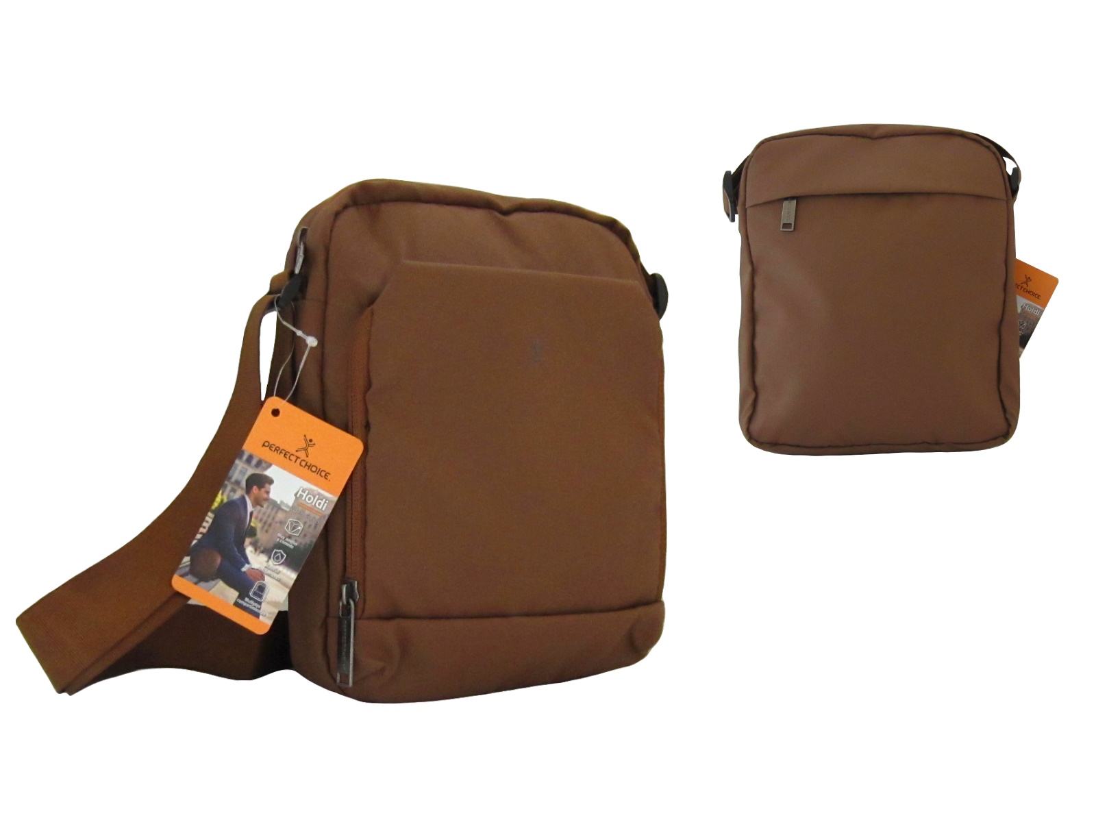 MOCHILA PERFECT CHOICE HOLDI AVELLANA PC-085034             