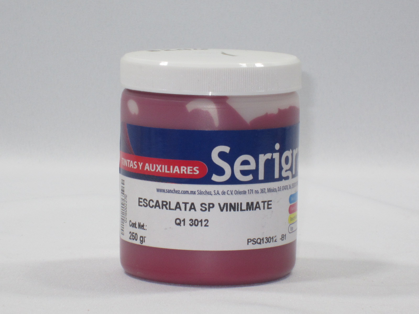 TINTA VINIL-MATE ESCARLATA Q1 3012     (250G)               