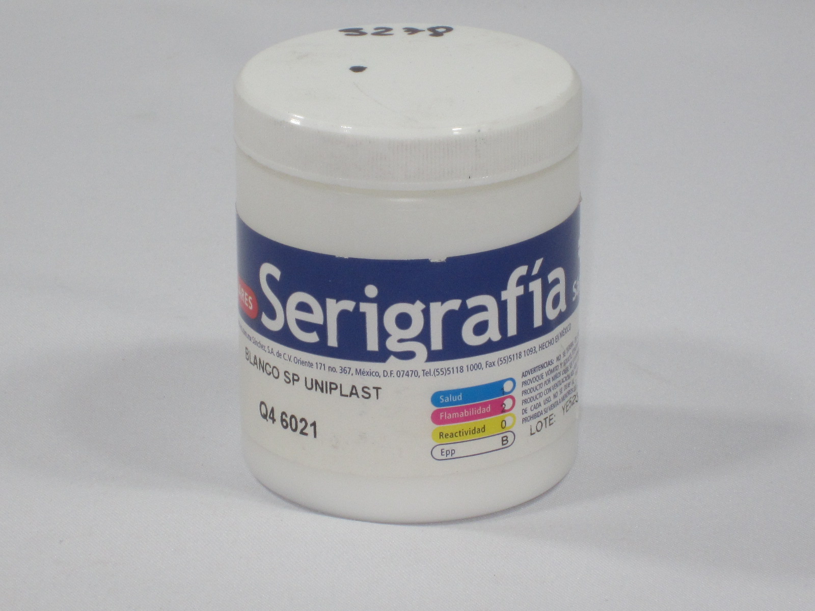 TINTA UNIPLAST BLANCO Q4 6021          (250G)               