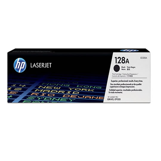 TONER 128 NEGRO P/CM1415/CP1525 CE320A HP                   