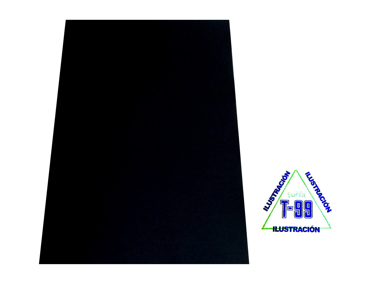 CARTULINA ILUSTRACION 76 X 51 1/2  T-99 NEGRA               