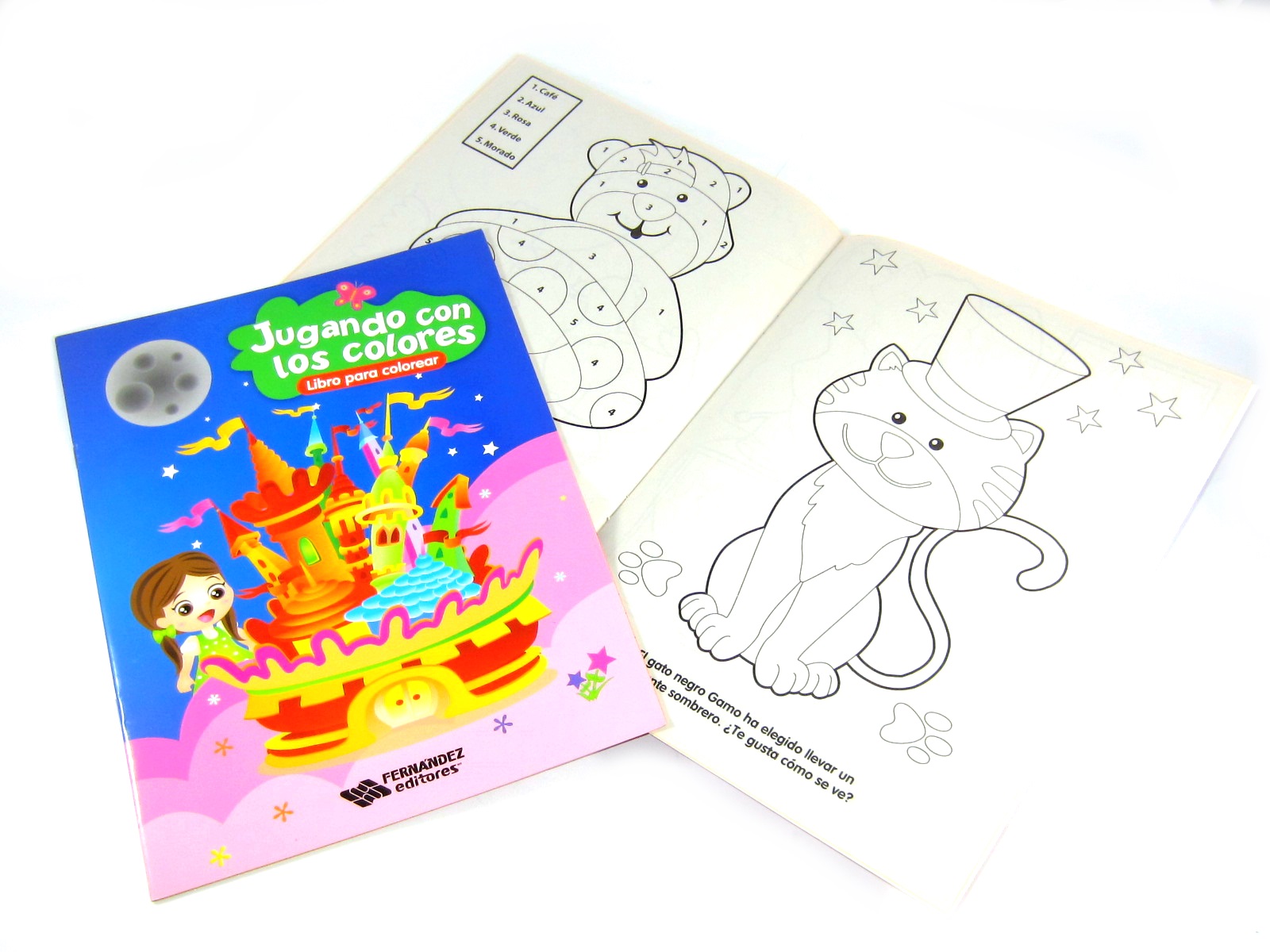 LIBROS DE COLOREAR PRIMEROS CONOC JUGANDO CON COLORES 6566A 
