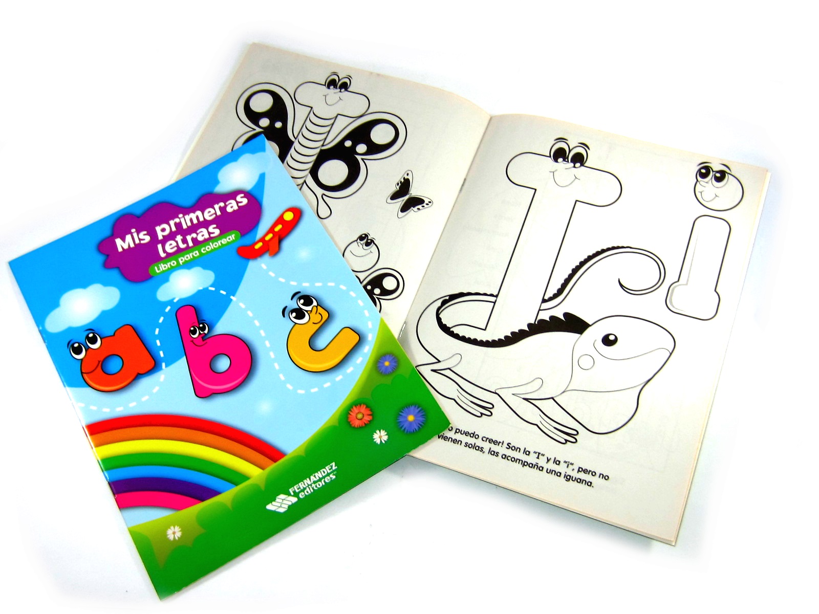 LIBRO DE COLOREAR PRIMEROS CONOC MIS PRIMERAS LETRAS 6566C  