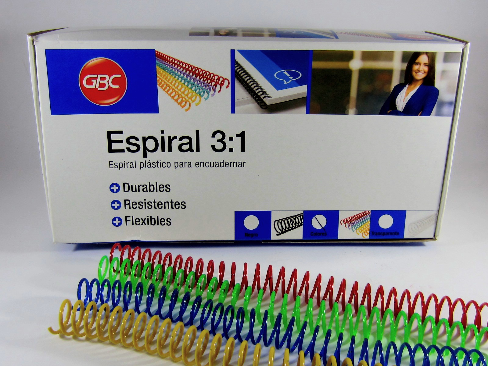 ESPIRAL COLORES 6 MM 135 PZAS 3.1 P4348 ACCO DESCONTINUADO  