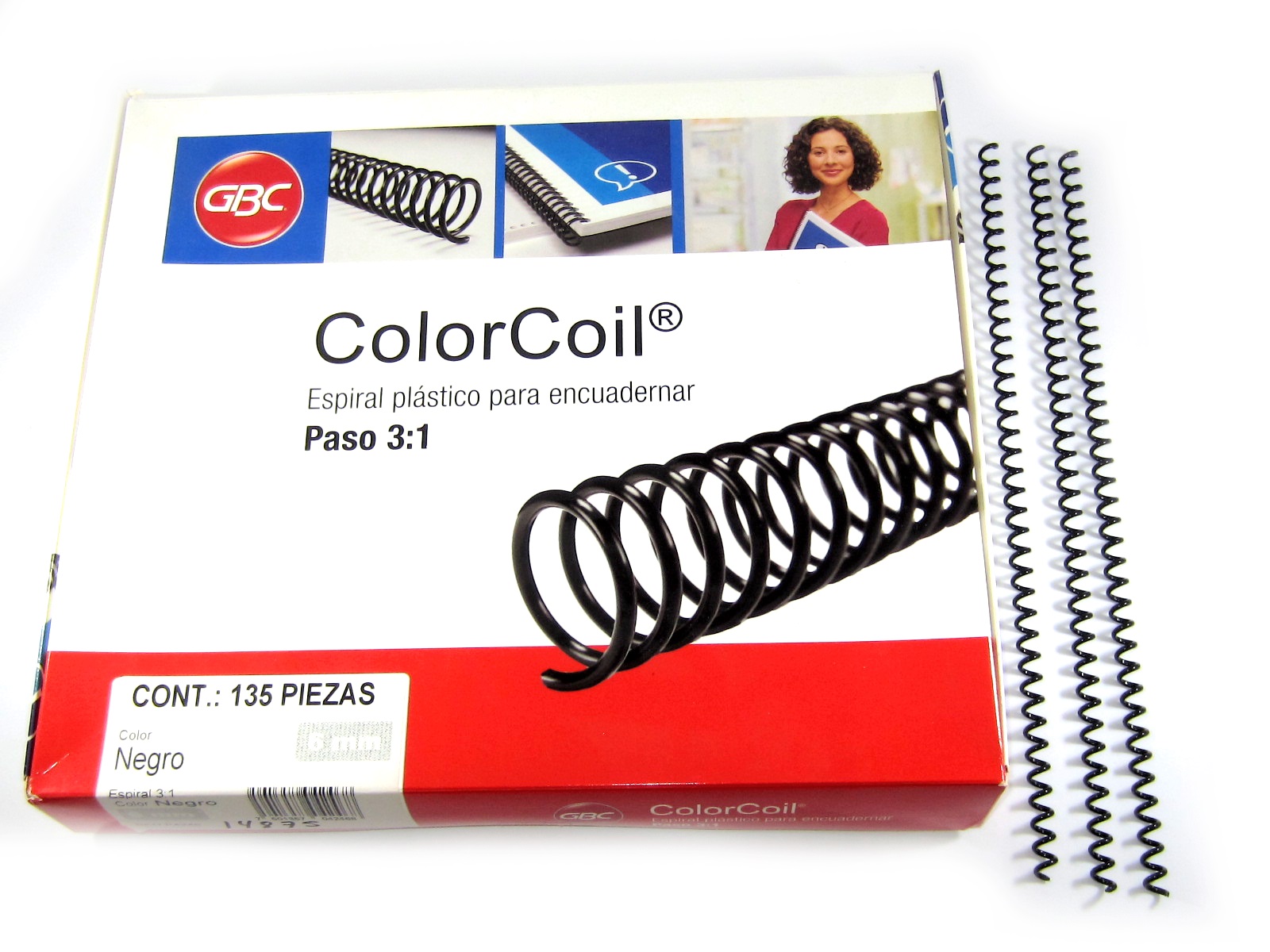 ESPIRAL NEGRO 6 MM 135 PZAS 3.1 P4246 ACCO DESCONTINUADO    