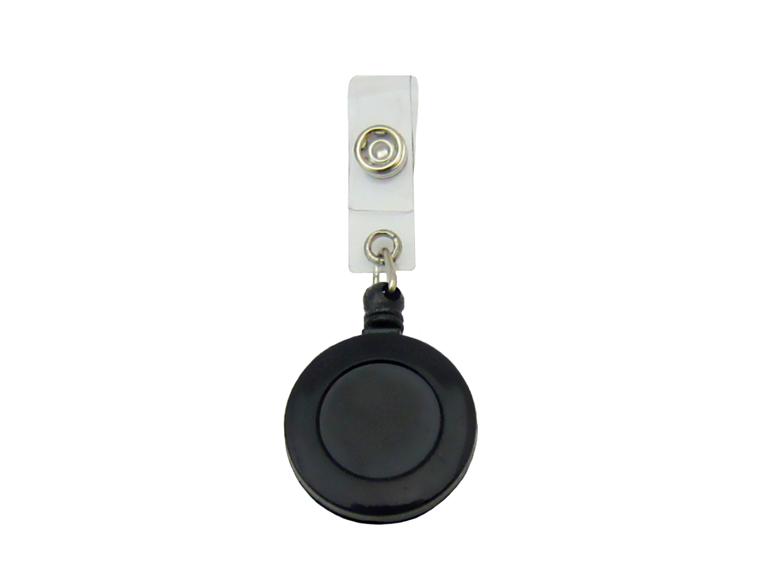BROCHE P/GAFETE RETRACTABLE NEGRO                           