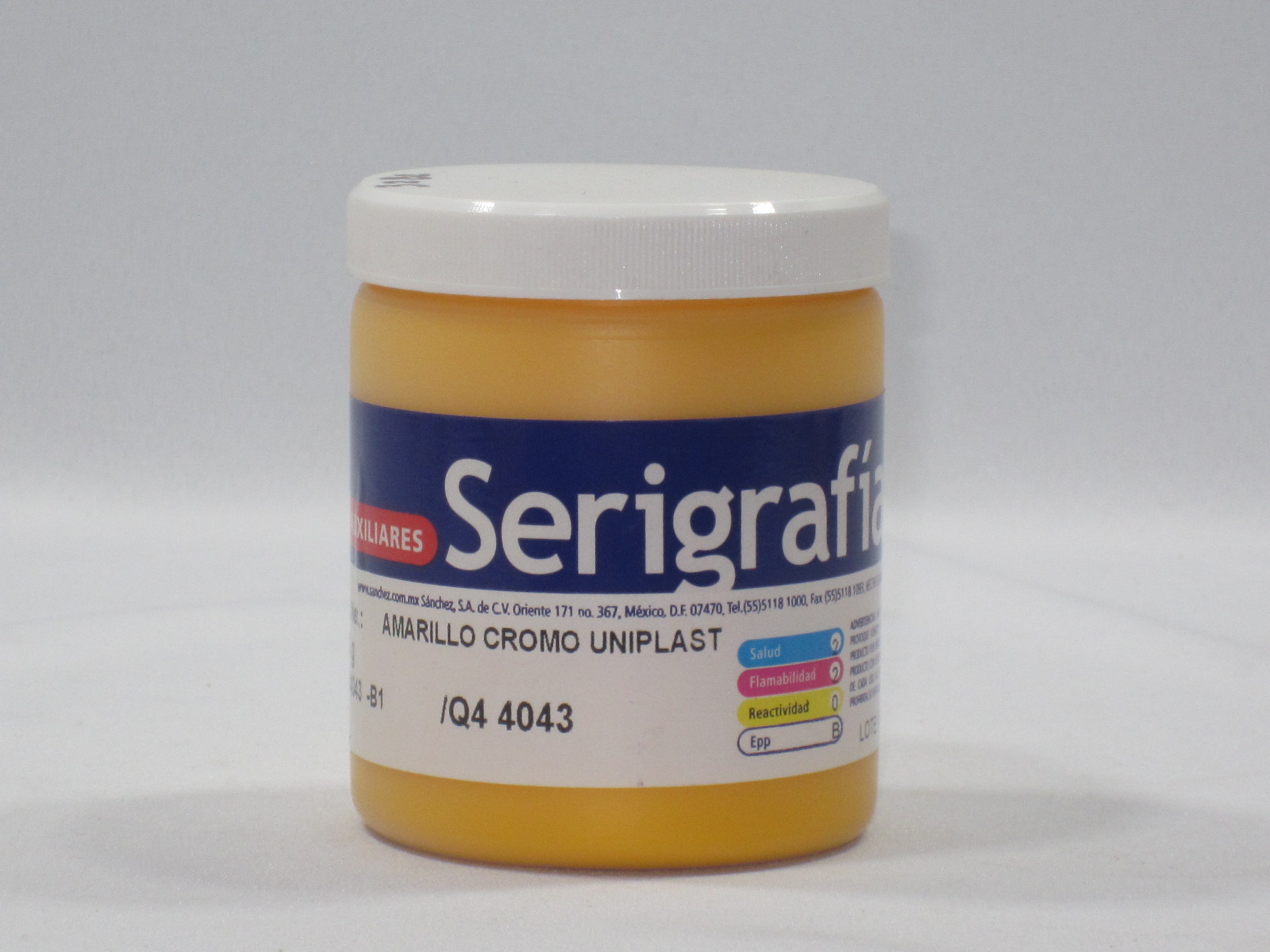 TINTA UNIPLAST AMARILLO CROMO Q4 4043  (250G)               