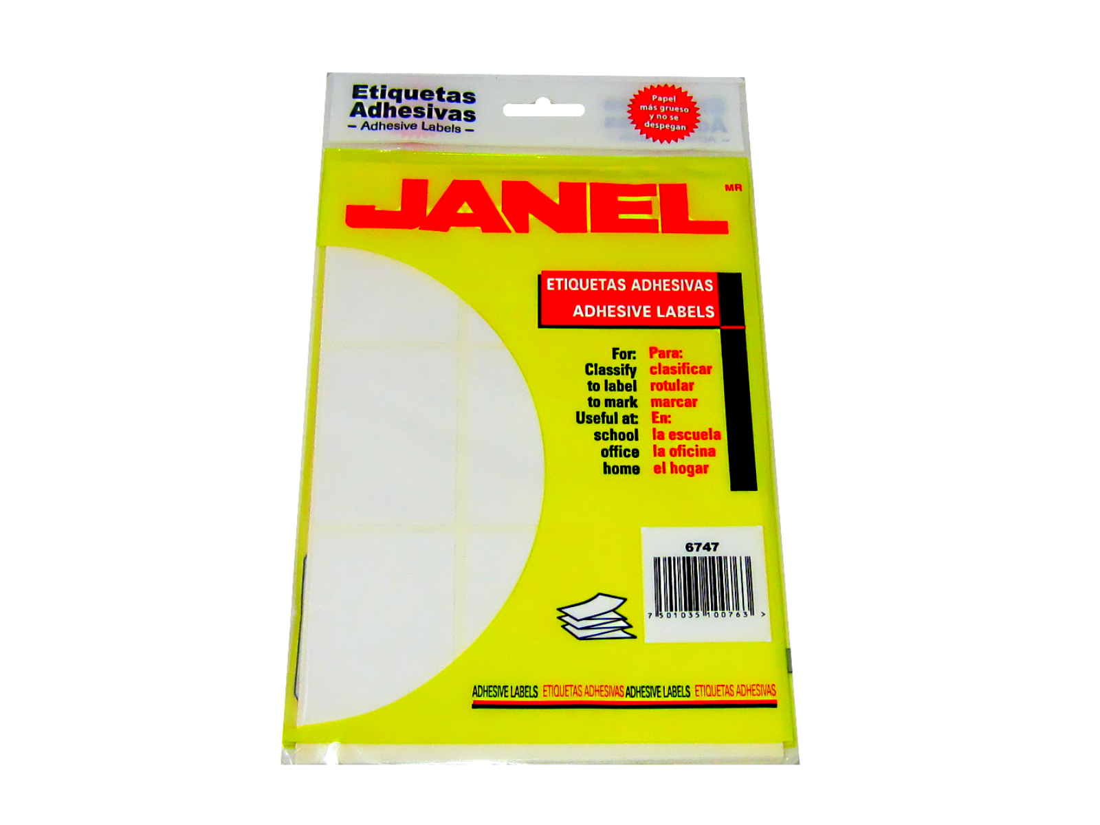 ETIQUETA 100 67 X 47 JANEL                                  